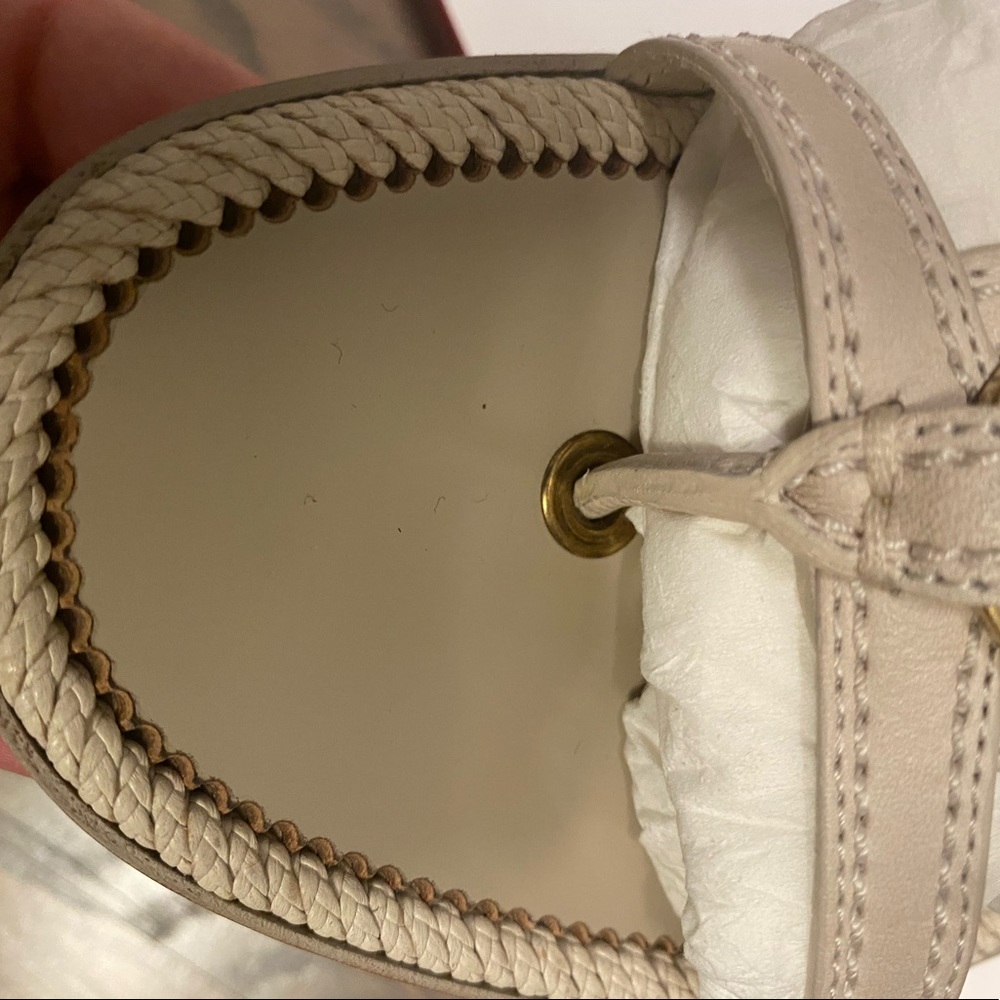Salvatore Ferragamo Beige Leather Sharise Gladiator Sandals Size 10.5. NWT - Picture 12 of 16